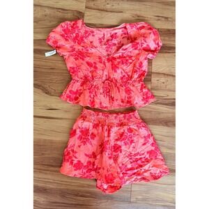 Adore‎ me Floral Two-Piece Set Size S NWT